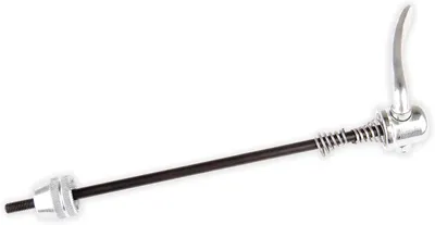 Productafbeelding van Fiets Trainer Skewer - Achterwiel As - Trainer Gebruik - Snelle Ontgrendeling - Achter - Zilver