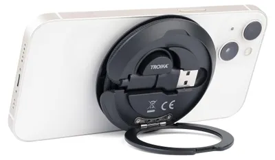 Obrázok produktu pre TROIKA CHW15, Vnútorný, USB, Bezdrôtové nabíjanie, 0,6 m, Čierna