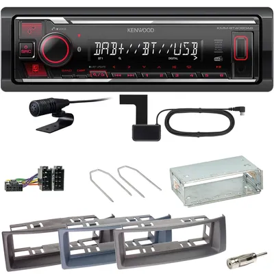 Produktbild von Kenwood KMM-BT408DAB Bluetooth DAB USB Einbauset für Renault Megane Scenic 1
