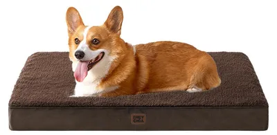Produktbild von Orthopädisches Hundebett 89x58cm Waschbar Braun