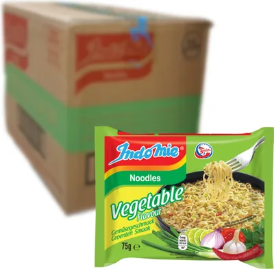 Produktbild von INDOMIE Instant Nudeln Gemüse Packung 75g