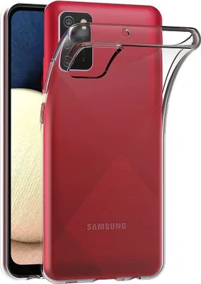 Immagine prodotto di Custodia Galaxy A02s, sottile custodia protettiva trasparente in TPU morbido per Samsung Galaxy A02s