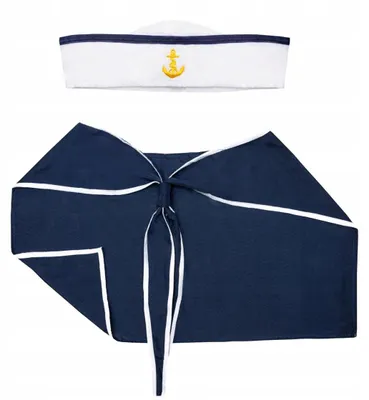 Imagen del producto de Conjunto de cuello para gorro de marinero, talla S