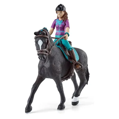 Image de Schleich Horse Club Lisa & Storm figurine de jeu (42541), Couleur:Noir