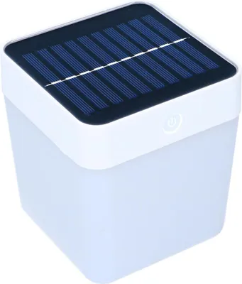 Produktbild von Grundig Tischlampe Kabellos – Solar Tischlampe Outdoor mit Farbwechsel – Solarlampen für Außen Garten Balkon