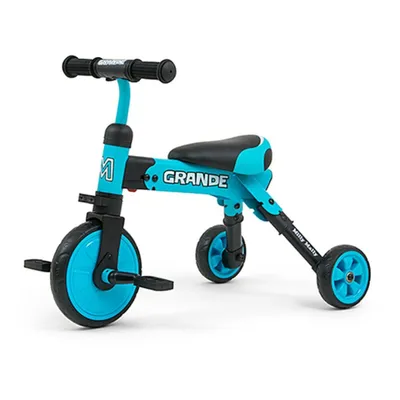 Immagine prodotto di Milly Mally Ride On - Bike 2 in 1 GRANDE blu Triciclo per imparare a giocare