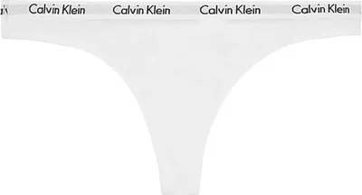 Produktbild von Calvin Klein Damen String Carousel (0000D1617O-100), Weiß, Gr. L
