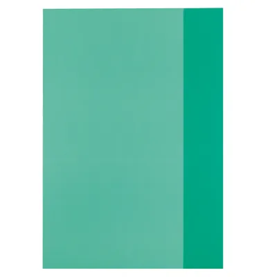 Produktbild von 10 Herlitz Heftumschläge / Hefthüllen DIN A4 / Farbe: transparent grün
