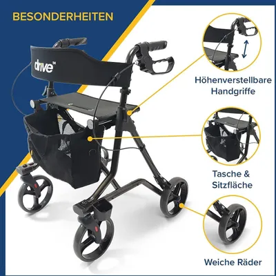 Produktbild von Drive Medical Rollator Torro Acero