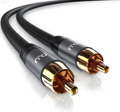 Produktbild von Primewire Cinch Audio-Kabel, RCA, Subwoofer-Cinch Audio-Kabel mehrfach geschirmt, 1X Cinch zu 1X Cinch - 7,5m