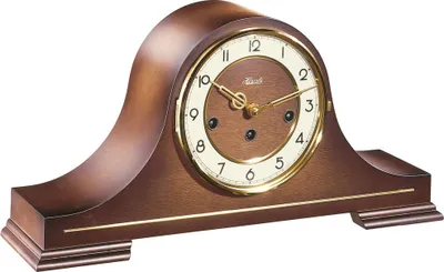 Produktbild von Kaminuhr Nussbaum 4/4 Wesminster - Hermle Modell: 21092-030340