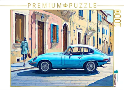 Produktbild von CALVENDO Puzzle Jaguar E-Type | 1000 Teile Lege-Größe 64x48cm Foto-Puzzle für glückliche Stunden