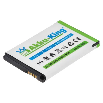 Produktbild von Akku-King 20105198, Akku, Motorola, Schwarz, Weiß, Lithium-Ion (Li-Ion), 800 mAh, 3,7 V