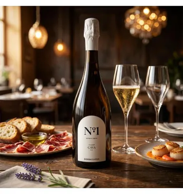 Produktbild von Dominio de la Vega Nº1 Macabeo Brut 2024 Schaumwein Spanien Schaumwein 75.00 cl 12.0 %