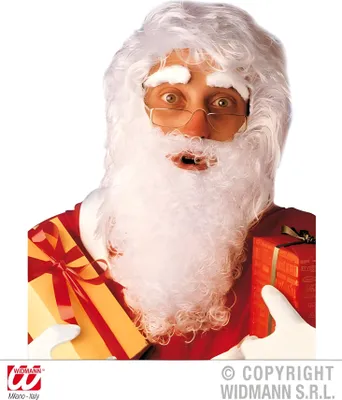 Produktbild von WIDMANN S.R.L. Weihnachtsmann Perücke mit Maxibart