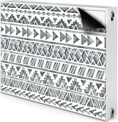 Produktbild von Magnet Heizung Verkleidung Abdeckung Heizung Heizkörperabdeckung 100x60 cm  - Ethnisches Muster