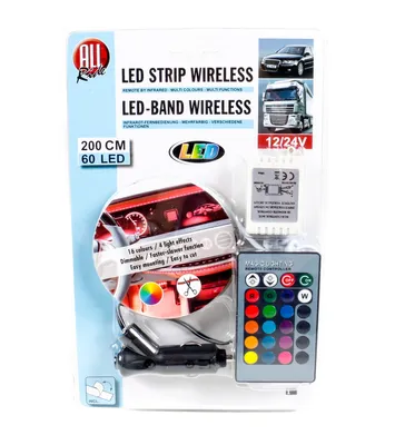 Produktbild von LED-Deko-Band ALL Ride außen mit Infrarot-Fernbedienung, mehrfarbig, multifunktional, 12/24V, 60 LEDs, 200cm