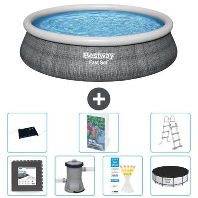 Produktbild von Bestway Fast Set Rund - 457x107 cm - 8-teilig  S369