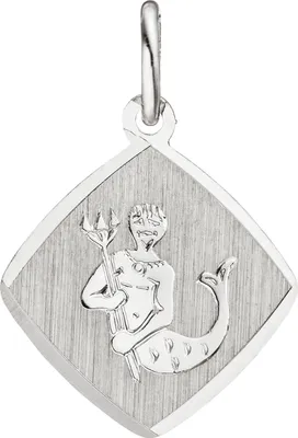 Produktbild von JOBO Anhänger Sternzeichen Wassermann 925 Sterling Silber matt Sternzeichenanhänger