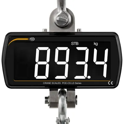 Image de PCE Instruments PCE-CS 1000LD Balance à grue 0-1000 kg|+ Télécommande|Précision 1 % de la valeur mesurée|Grande|Crochet + manille inclus, etc.