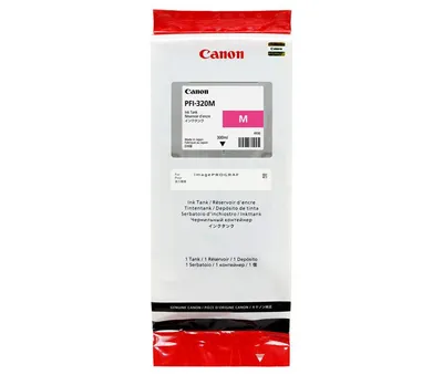 Produktbild von Canon PFI-320M, Magenta, Tinte auf Pigmentbasis, 300 ml, 1 Stück(e)