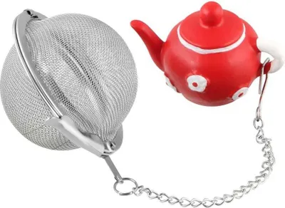 Immagine prodotto di Infusore per tè in acciaio inossidabile con elemento decorativo