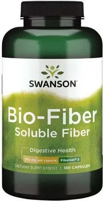 Obrázok produktu pre Fibre - Fibersol-2 750 mg 180 kapsúl Swanson Health Products