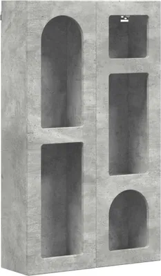 Zdjęcie produktu dla vidaXL Szafka ścienna betonowa szara 59 x 20 x 100 cm materiał drewnopochodny