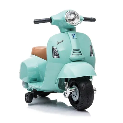 Image de Mobiclinic Kids, moto pour enfants Vespa, moteur 30W, licence Vespa, Roma, système anti-basculement,lumière LED, vitesse 2,5 km/h, marque européenne