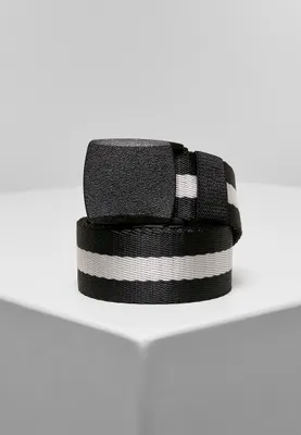 Obrázek produktu pro Pánský opasek Urban Classics Centre Stripe Belt black - L/XL