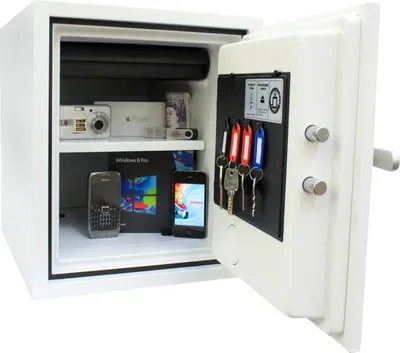 Produktbild von Phoenix Safe Co. Titan FS1282E, Bodensicher, 25 l, Weiß, Elektronisch, Stahl, Flur