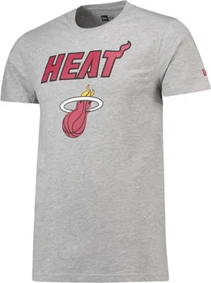 Produktbild von New Era Basic Shirt - NBA Miami Heat grau