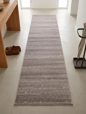 Teppich Beige Läufer Muster Draufsicht_#sku_BARKPLUS803008000BEIGE#
