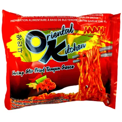 Immagine prodotto di Mama OK gebratene Noodles Gamberi Salsa Tomyum 85g
