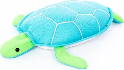 Produktbild von Westmann Stoff Schwimmtier Schildkröte Blau 82x100x15 cm