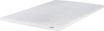 Produktbild von BELIANI Matratzentopper Weiß Gelschaum 120 x 200 cm Polyester Bezug Komfort Schaumtopper