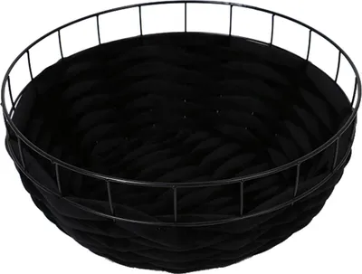 Immagine prodotto di Cestino in metallo D&D Ferry Fleece nero, taglia: S