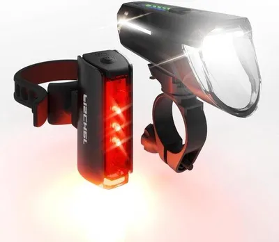 Obrázek produktu pro Sada LED osvětlení na kolo se senzorem, výdrž 8 hodin, černá