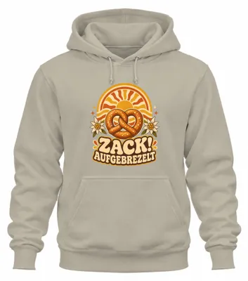 Productafbeelding van Zack! Trui met breteltjes, lederen broek, dirndl, hoodie, sweater, natuur, maat XL