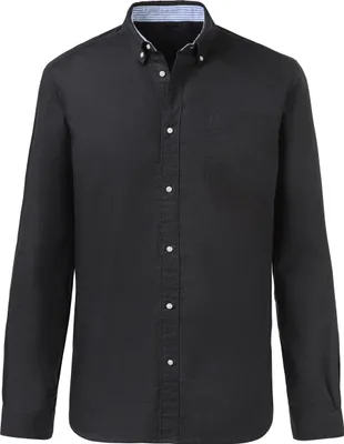 Produktbild von H.I.S. Langarmhemd regular-fit schwarz Größe M
