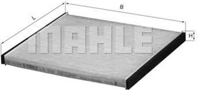 Produktbild von Mahle Innenraumfilter für Suzuki Toyota