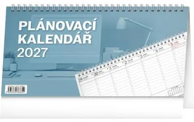 Obrázok produktu pre NOTIQUE Stolový kalendár, plánovač, rok 2027, formát 25 x 12,5 cm