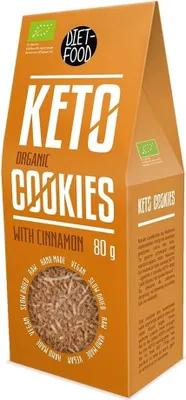 CIASTKA Z CYNAMONEM KETO BIO 80 g - DIET-FOOD