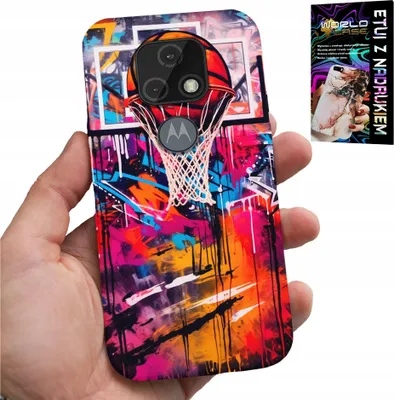 Obrázok produktu pre Puzdro Motorola Moto E7 Plus – NBA Basketball Street Graffiti Basket Fan