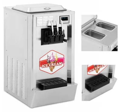 Obrázek produktu pro Stroj na zmrzlinu Expondo Royal Catering – 23 l/h – 1640 W – LED – 3 druhy –
