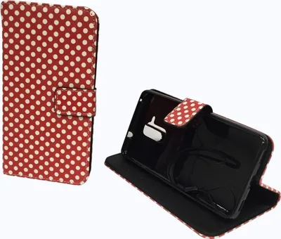 Produktbild von Handyhülle Tasche für Handy Huawei Honor 5c Polka Dot Rot