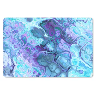 Produktbild von MuchoWow® Mauspad Mousepad Kunst - Golf - Blau - Psychedelisch 27x18 cm - Mousepads - Maus Mat - Pad - Mausunterlage - Büroartikel - Desk Matten