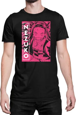 Obrázok produktu pre Mužské Tričko Demon Anime Slayer Kimetsu No Yaiba Nezuko Kamado 14, Man 3XL / čierna