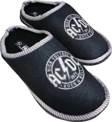 Produktbild von AC/DC Pantoffeln Hausschuhe Slipper Größe 37/38
