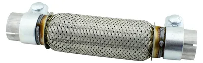 Produktbild von HAGO24 45,5 x 200 mm Flexrohr Flexstück Panzergewebe Korrosionsschutz Edelstahl Innenwellrohr Katalysator